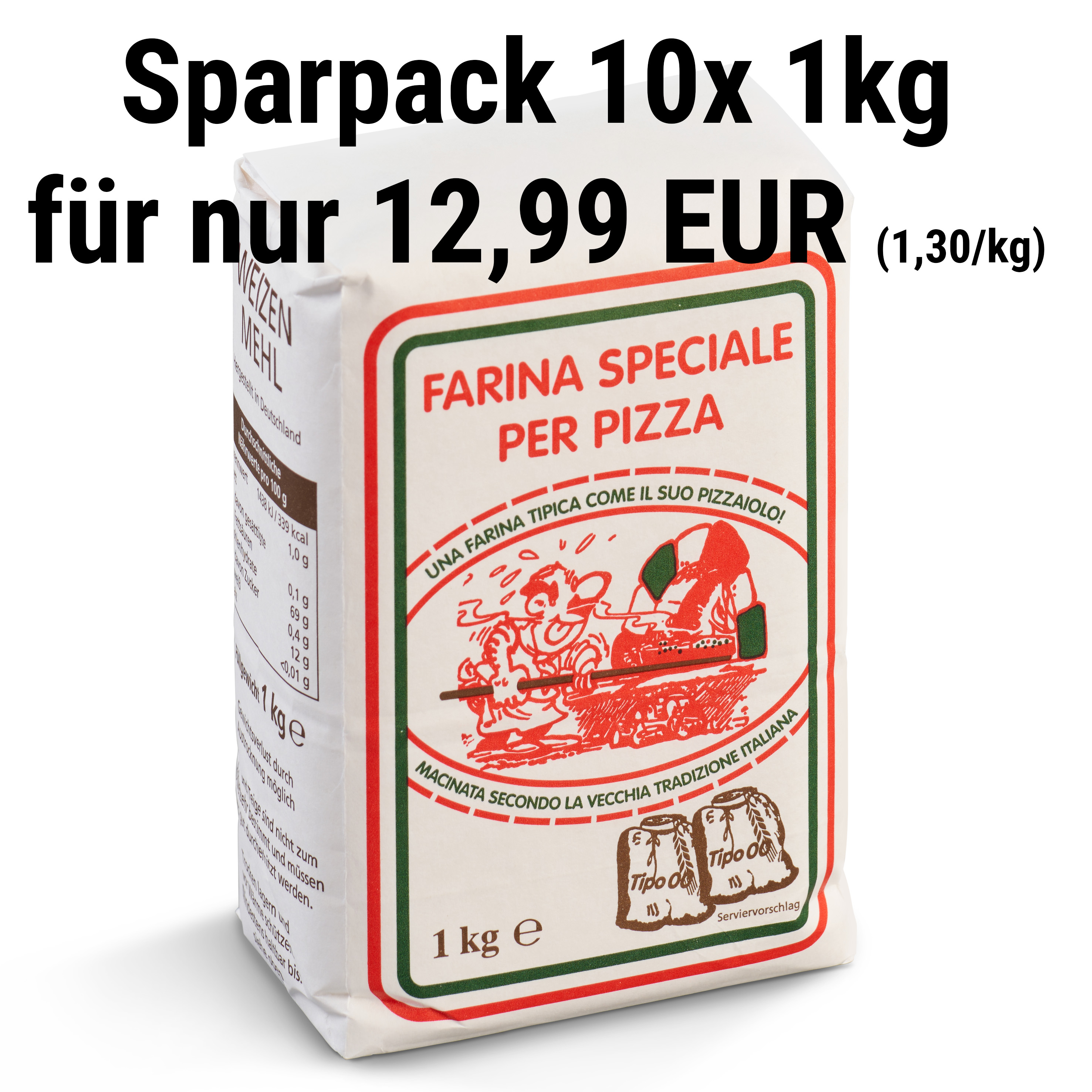 Friessinger Mehl, 10er Pack (10 x 1 kg)