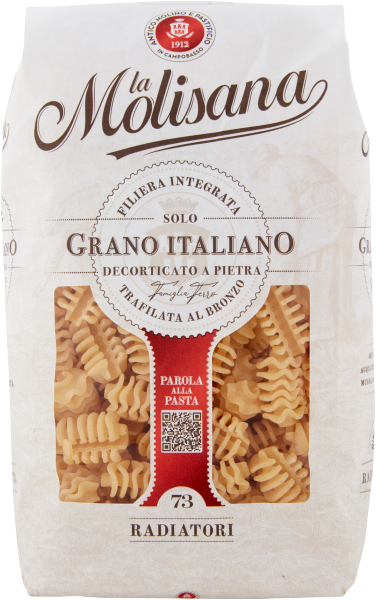 500g Molisana Radiatori N.73 – Premium Pasta aus 100 % italienischem Hartweizengrieß