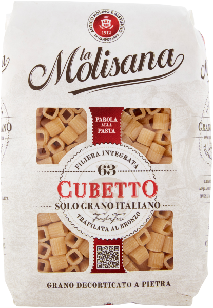 Molisana Cubetto Nr. 63 500g – Premium Pasta aus 100 % italienischem Hartweizengrieß