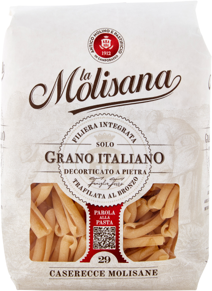 Molisana Caserecce Molisane Nr. 29 500g – Premium Pasta aus 100 % italienischem Hartweizengrieß